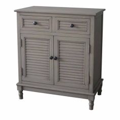 Savannah Grey Hall 2 Drawer Cabinet