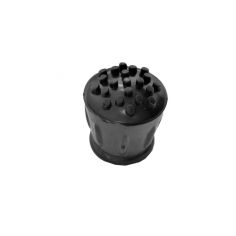 Centurion Round Black Rubber Walking Stick Leg Tip / Ferrule - 16mm