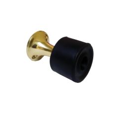 Brass Plated Pedestal Door Stop - 57mm