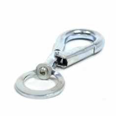 70mm Zinc Plated Swivel Spring Hook