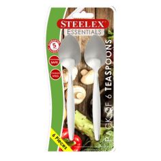 Steelex Teaspoons - Pack of 6