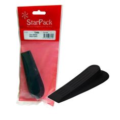 StarPack Black Plastic Door Wedge