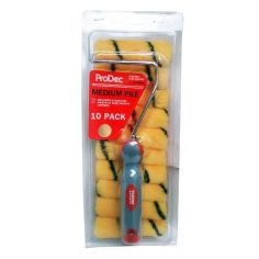 ProDec Medium Pile 4" Paint Roller Kit - 10 Pack