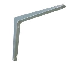 Amig Metallic Grey Aluminium Shelf Bracket - 300 x 200mm