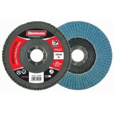 Benman Stainless Steel Depressed 115 Abrasive Flap Disc