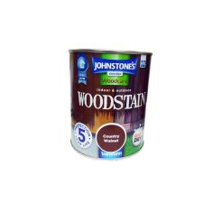 Johnstone's Indoor & Outdoor Woodstain - Country Walnut 750ml