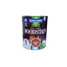 Johnstone's Indoor & Outdoor Woodstain - Natural Oak 750ml