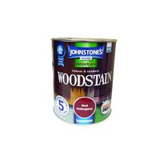 Johnstone's Indoor & Outdoor Woodstain - Red Mahogany 750ml