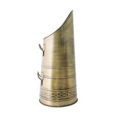 De Vielle Heritage Celtic Coal Hod  - Antique Brass