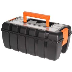 Black & Orange Tool Box - 37cm