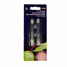 Dencon 120W 78mm Halogen Tube - 2 Pack