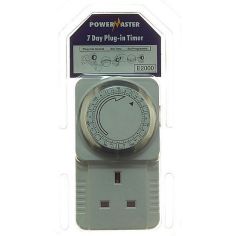 Powermaster 7 Day Plug in Timer 