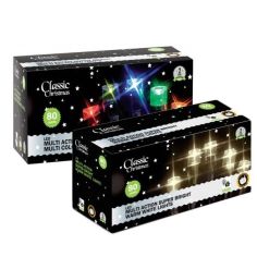 Classic Christmas 80 LED Multi Action Super Bright Fairy Lights