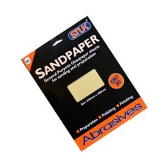 80 Grit Sandpaper Sheets (Pack of 25)