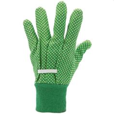 Draper Green Polka Dot Light Duty Gardening Gloves - M