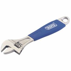 Draper Soft Grip Adjustable Wrench - 200mm