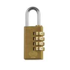 32mm Satin Polished Brass Combination Padlock