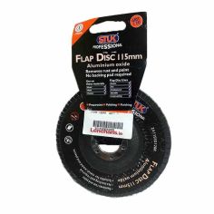 Stuk Aluminium Oxide Grit 120 Flap Disc - 115mm