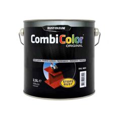 Rust-Oleum CombiColor® Metal Paint - Black Satin Gloss 2.5L