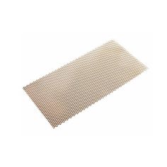 Aluminium Gold 10 x 5.5 Mesh Profile Extrusion Sheet - 500 x 250mm