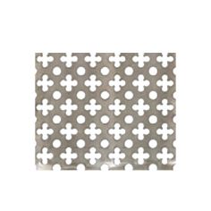 Raw Steel Perforated Decorative Panel (1000mm x 500mm) 1mm Thick