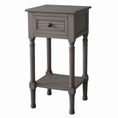 Savannah Grey One Drawer Hall Table With Shelf