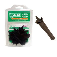 ALM Flymo Micro Compact 30 Plastic Blades - Pack of 10