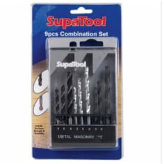 SupaTool Combination Drill Bit Set - 9 Piece