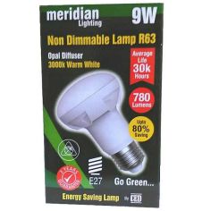 Meridian 9W LED R63 Reflector Screw Cap Fitting E27/ ES Light Bulb