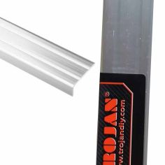 Trojan Self-Adhesive Angle Edge Profile - 25 x 8 x 0.9m Chrome