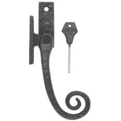Black Ironwork Locking Casement Fastener (Right Hand)