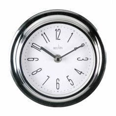 Acctim Riva Chrome Wall Clock