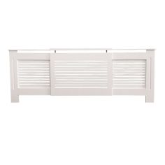 Vida Adjustable Milton White Radiator Cover