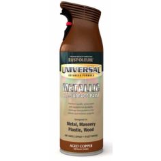 Rust-Oleum Universal All-Surface Spray Paint - Aged Copper Metallic 400ml