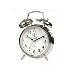 Acctim Saxon Chrome Alarm Clock