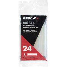 Arrow All Purpose Mini Glue Sticks (24) 102mm