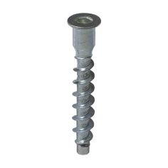 Hex/Pozi Socket Cup Furniture Confirmat Screw M5x50 Zinc - 6 pieces