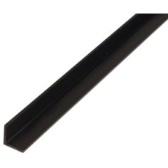 Angle Profile PVC Black - 20mm x 20mm x 1m