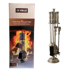 De Vielle Heritage Celtic 5 Piece Companion Set - Antique Brass