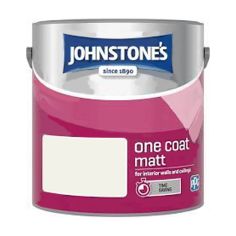 Johnstones One Coat Matt Paint - Antique White 2.5L
