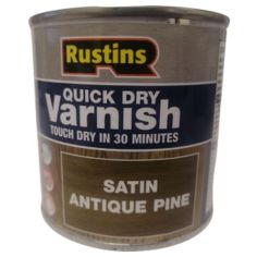 Rustins - Quick Dry Varnish Satin Antique Pine 250ml