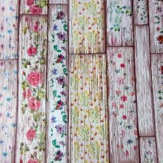 Flowery Wood Oilcloth