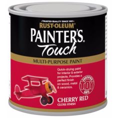 Rust-Oleum Painter's Touch Interior & Exterior Cherry Red Multi-Purpose Paint 250ml