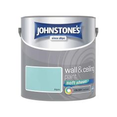 Johnstones Wall & Ceiling Soft Sheen Paint - Aqua 2.5L