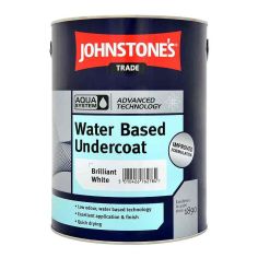 Johnstones Trade 5L Aqua WB Undercoat - Brilliant White