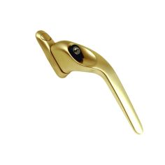 ASEC Gold Offset Window Handle - Left Hand