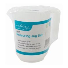 Ashley 3pc Measuring jug Set