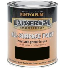 Rust-Oleum Universal All Surface Paint Black Gloss 750ml