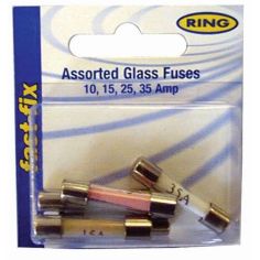 Essentials Assorted Glass Fuses - Pack of 5