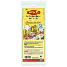 Aeroxon Yellow Insect Glue Sheets 10 x 25 cm  - Pack of 10 